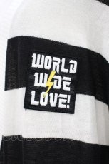 画像3: WORLD WIDE LOVE！(Rydia) / ボーダーカーディガン 1 白×黒 H-26-10-25-052-PU-TO-AK-ZH (3)