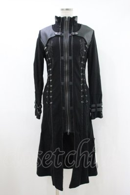 Preview of ZIPロングジャケット  黒