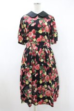 画像1: Jane Marple / Strawberry palaceのコレットドレス M ブラック H-26-10-25-010-JM-OP-AK-ZH (1)