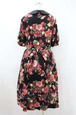 画像2: Jane Marple / Strawberry palaceのコレットドレス M ブラック H-26-10-25-010-JM-OP-AK-ZH (2)