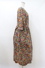 画像3: Jane Marple / Heirloom Flower embroideryカラードレス M ブラック H-26-10-25-011-JM-OP-AK-ZH (3)