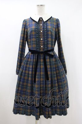 Preview of Preppy Tartanワンピース M ネイビー