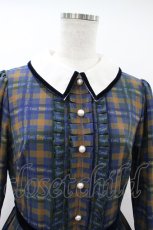 画像4: Emily Temple cute / Preppy Tartanワンピース M ネイビー H-26-10-25-012-ET-OP-AK-ZH (4)