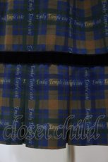 画像5: Emily Temple cute / Preppy Tartanワンピース M ネイビー H-26-10-25-012-ET-OP-AK-ZH (5)