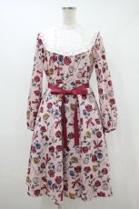 画像1: Emily Temple cute / Stained Glass ROSEワンピース  ピンク H-26-10-25-016-ET-OP-KB-ZH (1)
