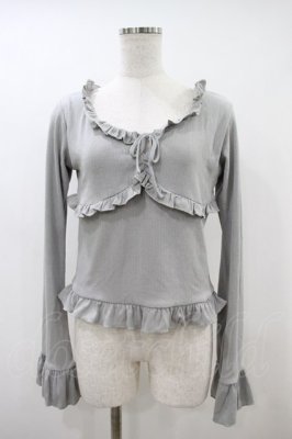 Preview of pointail frilly gather tops Free ブルー