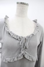 画像3: merry jenny / pointail frilly gather tops Free ブルー H-26-10-26-056-LO-TO-YZ-ZH (3)