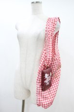 画像3: m petit by misako / サンリオキャラクターズコラボ ポーチ付きエコトート  ワイン/レッド H-26-10-26-014-LO-ZA-YZ-ZH (3)