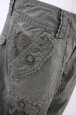 画像3: axes femme / レースアップパンツ M カーキ H-26-10-26-017-AX-PA-NS-ZH (3)