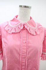 画像4: Angelic Pretty / ドーナツレースブラウス Free ダークピンク H-26-10-26-021-AP-BL-YZ-ZH (4)