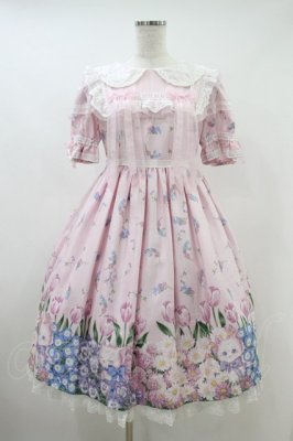 Preview of Flower Kittenワンピース Free ピンク