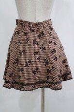画像3: axes femme / ローズフロッキースカート M ブラウン H-26-10-27-024-AX-SK-NS-ZH (3)