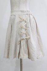 画像2: axes femme POETIQUE / サイドレースアップキュロット M ベージュ H-26-10-27-025-AX-PA-NS-ZH (2)