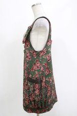 画像2: axes femme / 花柄ワンピース M ダークグリーン H-26-10-27-027-AX-BL-NS-ZH (2)
