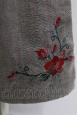 画像4: AXES-X / ローズ刺繍パラシュートパンツ L ブラック H-26-10-27-035-LO-PA-YZ-ZH (4)