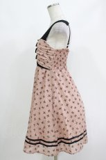 画像2: axes femme / ドットリボンワンピース M ピンクベージュ H-26-10-27-014-AX-OP-NS-ZH (2)