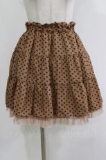 画像1: axes femme / リバーシブルスカート M ブラウンドット/ピンク H-26-10-27-023-AX-SK-NS-ZH (1)