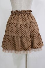 画像3: axes femme / リバーシブルスカート M ブラウンドット/ピンク H-26-10-27-023-AX-SK-NS-ZH (3)