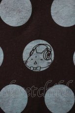 画像3: MINT NeKO / プリント半袖カットソー  黒 H-26-10-28-059-HN-TO-AK-ZH (3)