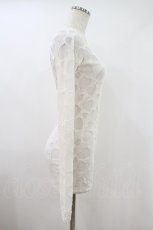 画像3: alice auaa / オパール加工長袖C/S 3(約9号) 白 H-26-10-28-023-AA-TO-AK-ZH (3)