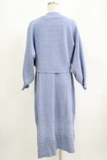 画像3: axes femme / ニットアンサンブルカーディガンｘワンピース Free サックス H-26-10-29-030-AX-TO-NS-ZH (3)