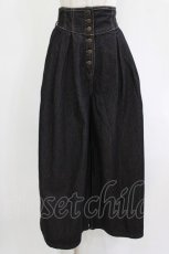 画像1: an another angelus / フロントan釦デニムワイドパンツ 0 BLACK H-26-10-29-034-CA-PA-NS-ZH (1)