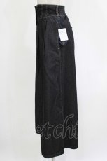 画像2: an another angelus / フロントan釦デニムワイドパンツ 0 BLACK H-26-10-29-034-CA-PA-NS-ZH (2)