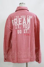 画像3: PINK HOUSE / チェックブラウス L レッド H-26-10-29-048-LO-BL-NS-ZH (3)
