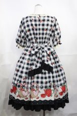 画像2: axes femme kawaii / ベリーズピクニックワンピース M ブラック H-26-10-29-1004-AX-OP-NS-ZH (2)