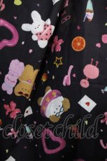 画像4: axes femme kawaii / ハッピーバカンス柄ワンピース M ブラック H-26-10-29-1006-AX-OP-NS-ZH (4)