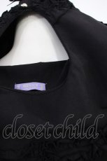 画像4: axes femme kawaii / 半袖丸襟コットンブラウス M ブラック H-26-10-29-1017-AX-BL-NS-ZH (4)