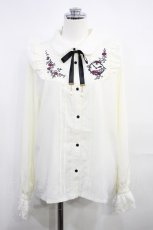 画像1: axes femme / 【my axes】ブラウス L 生成り H-26-10-29-1021-AX-BL-NS-ZH (1)