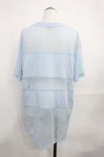 画像2: MILKBOY / メッシュ切替Tee Free サックス H-26-10-29-1027-MB-TS-NS-ZH (2)