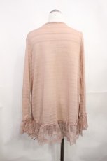 画像2: axes femme / レーシートッパーカーデ M アワピンク H-26-10-29-1033-AX-TO-NS-ZH (2)