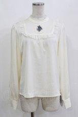 画像1: an another angelus / ローズ刺繍レースカメオブラウス Free Ivory H-26-10-29-057-CA-BL-NS-ZH (1)