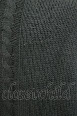 画像4: axes femme / レースアップ花刺繍ニット M グリーン H-26-10-29-077-AX-TO-NS-ZH (4)