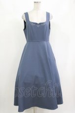 画像1: an another angelus / レリーフ刺繍ジャンパースカート Free BLUE H-26-10-29-012-CA-OP-NS-ZH (1)