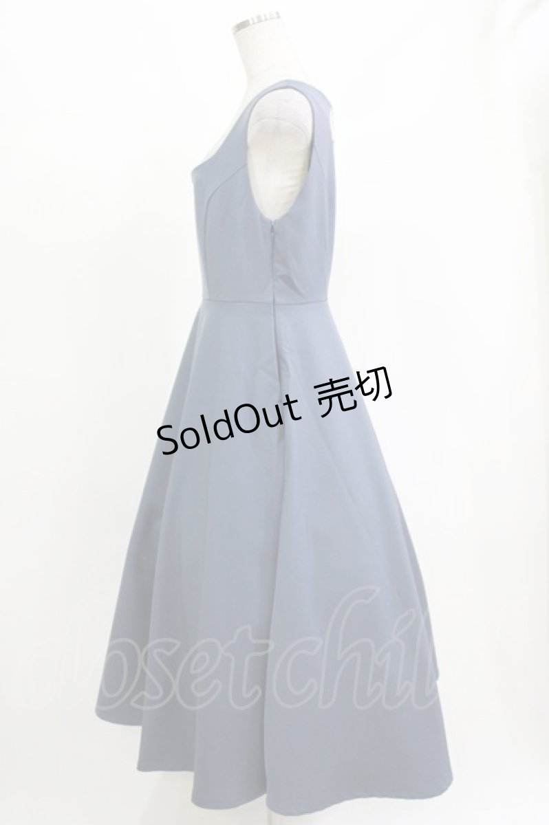 画像2: an another angelus / レリーフ刺繍ジャンパースカート Free BLUE H-26-10-29-012-CA-OP-NS-ZH (2)