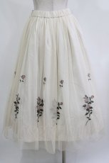 画像3: an another angelus / イングリッシュローズ刺繍チュールスカート Free L/BEIGE H-26-10-29-021-CA-SK-NS-ZH (3)