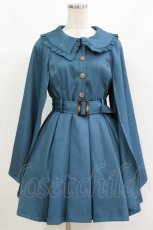画像1: axes femme POETIQUE / スリット袖風ノースリワンピ M ブルーグリーン H-26-10-29-023-AX-OP-YZ-ZH (1)