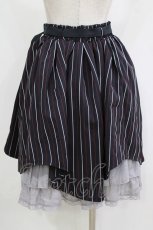 画像3: axes femme POETIQUE / ベルト付イレヘムフリルスカート M ネイビー H-26-10-29-024-AX-SK-YZ-ZH (3)