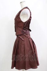画像2: Ozz oneste / 刺繍SET  茶 H-26-10-30-025-OO-OP-AK-ZH (2)