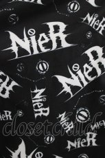 画像4: NieR Clothing / プリントスカート  黒 H-26-10-30-026-PU-SK-AK-ZH (4)
