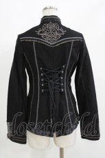 画像3: OZZ ANGELO / レース切替ZIPジャケット  黒 H-26-10-30-033-OO-JA-AK-ZH (3)