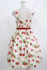 画像3: Emily Temple cute / Dear Strawberryノースリーブワンピース  アイボリー H-26-10-30-004-ET-OP-KB-ZH (3)