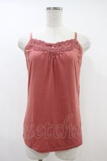 画像1: axes femme / パール使いキャミソール M ピンク H-26-10-30-1038-AX-TO-NS-ZH (1)