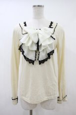 画像1: axes femme / ビッグリボンプルオーバー M 生成り H-26-10-30-1047-AX-TO-NS-ZH (1)