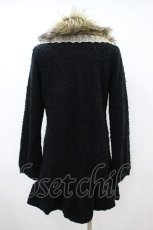 画像2: axes femme / ファーカラーボレロ M ブラック H-26-10-30-1064-AX-TO-NS-ZH (2)