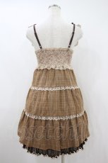 画像2: axes femme / シャーリングティアードキャミワンピース M オレンジ H-26-10-30-1012-AX-OP-NS-ZH (2)