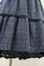 画像4: axes femme / シャーリングティアードキャミワンピース M ネイビー H-26-10-30-1013-AX-OP-NS-ZH (4)